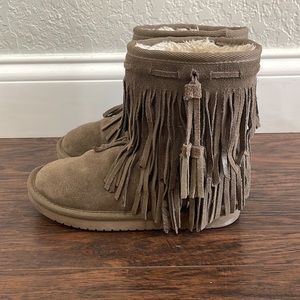 UGG Koolaburra fringe tassel suede boots